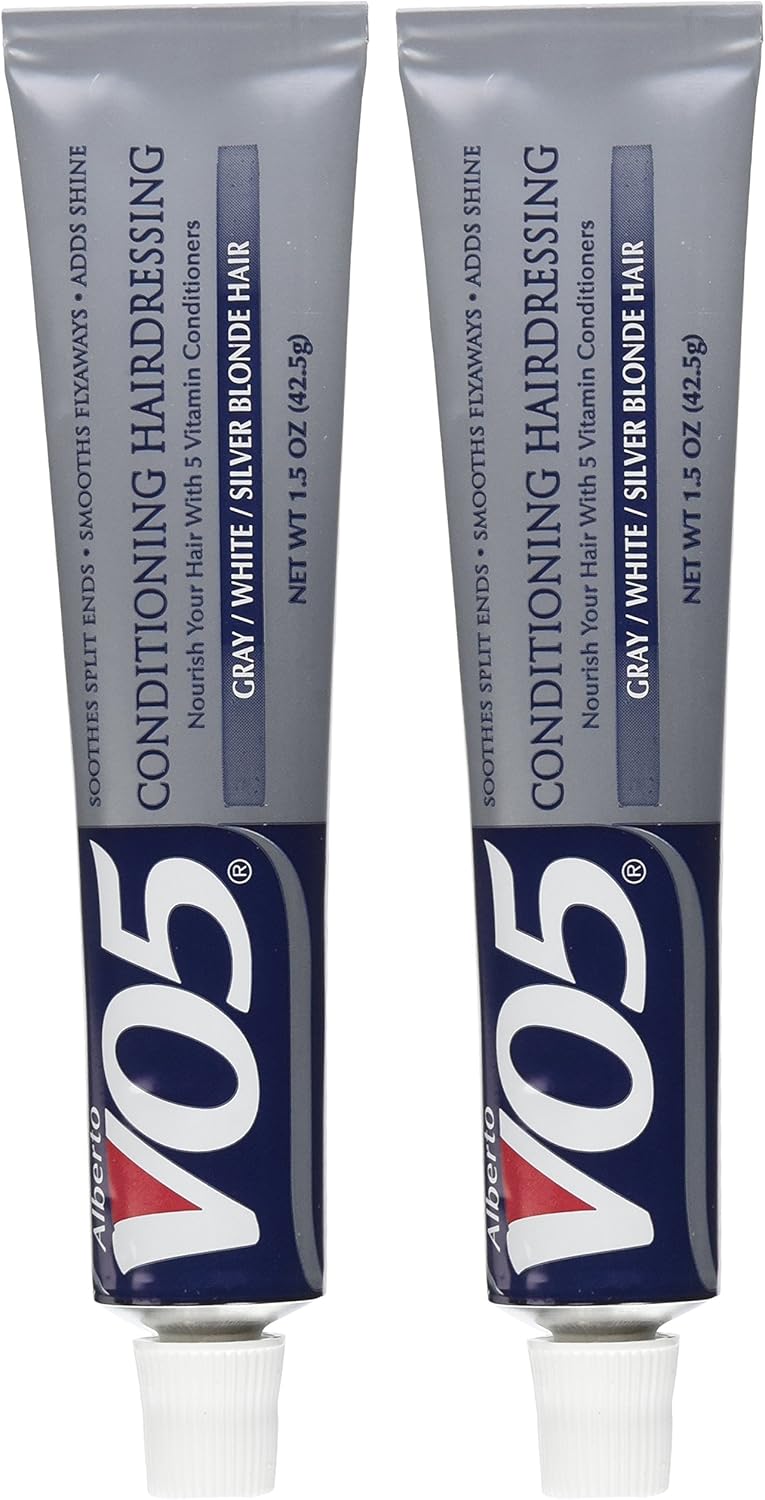 VO5 Alberto Conditioning Hairdressing for Gray, White, and Silver Hair - 1.5 oz (Pack of 2) - Image 5